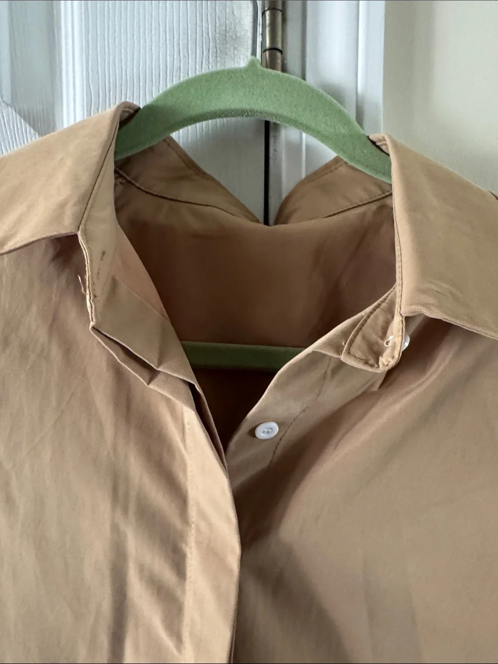 Beige Women's Detachable Collar Cape - Brand: